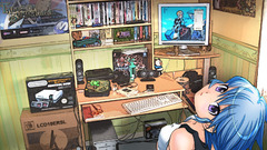 Computers room oekaki musume