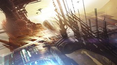 Concept art artwork digital art video games Halo 4 futuristic