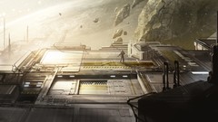 Concept art artwork digital art video games Halo 4 futuristic