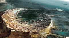 Concept art drawings port