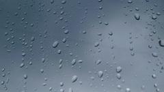 Condensation rain on glass