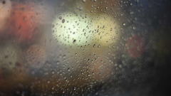 Condensation rain on glass