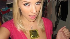 Condoms cleavage peace sign BiBi Jones