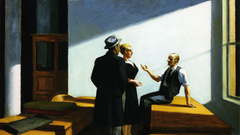 Conference at night hopper