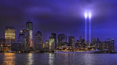 Construction Manhattan City Lights World Trade Center 