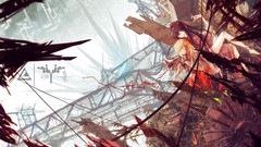 Construction Plants mechanism ruins dress gloves Ribbons 