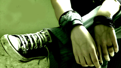 Converse Shoes hands Green