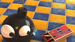 Convertible 3d bombs digital art matchsticks