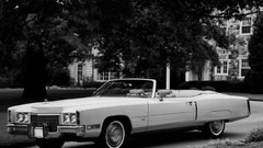 Convertible Cadillac monochrome classic cars soft top