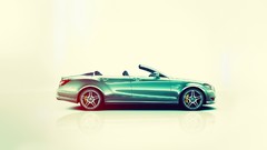 Convertible Mercedes-Benz side view Mercedes-Benz CLS-Class