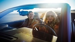 Convertible vehicles Ford mustang muscle cars girls with cars