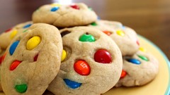 Cookies biscuits M and Ms