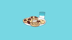 Cookies The Kiss funny minimalistic artwork