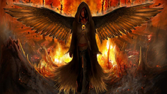 Cool black blood vampire