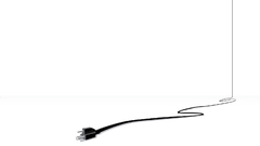 Cord white ampblack plugmeincanbe