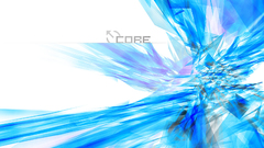 Core abstract blue