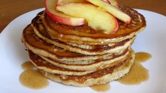 Cornmeal pancakes delivered