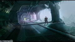 Corridor artwork digital art