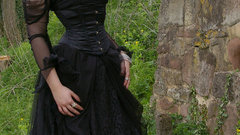 Corset black dress