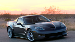 Corvette Chevrolet Car sunset vehicle black cars asphalt