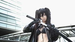 Cosplay black rock shooter