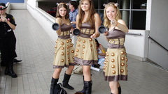 Cosplay Doctor Who daleks