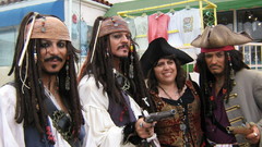 Cosplay Jack sparrow pirates