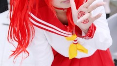 Cosplay models school uniforms