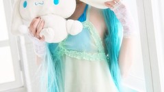 Cosplay vocaloid asians woman