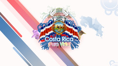 costa rica artwork white background