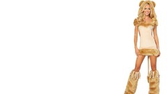 Costume blondes boots