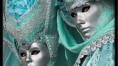 Costume masks carnivals Venetian