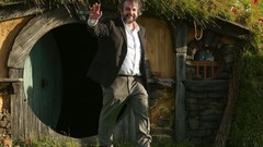 Cottage doors peter jackson The Hobbit waving directors Bag End