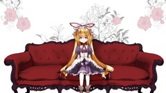 Couch dress Flowers young