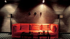 Couch indoors interior