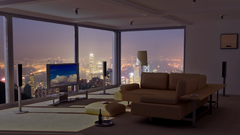 Couch interior Furniture 3d