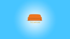 Couch minimalistic The Simpsons