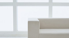 Couch minimalistic white