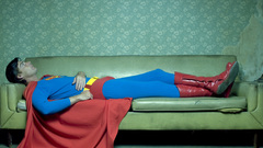 Couch superman costume superheroes