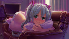 Couch vocaloid hatsune miku