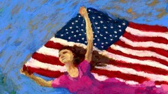 Country love Flags USA