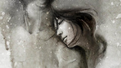 Couple monochrome artwork