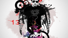 cover art artwork colorful digital art men with glasses glasses