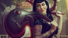 Cover artwork pinups artbook PapaNinja