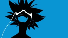 Cowboy bebop silhouettes vectors