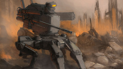 Crab robot hermit Sentry