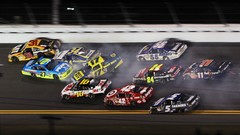 Crash Daytona nascar budweiser