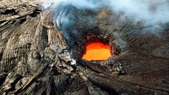 Crater Holes nature Volcanoes