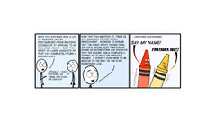 Crayons comic strip not