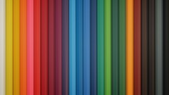 Crayons multicolor color spectrum
